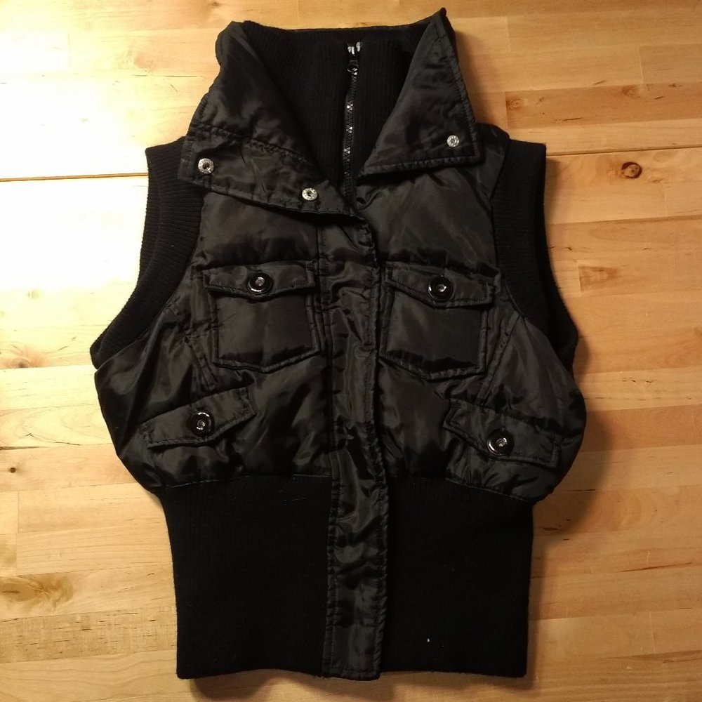 CoffeeShop Down Sleeveless Down Puffer Jacket/Coat